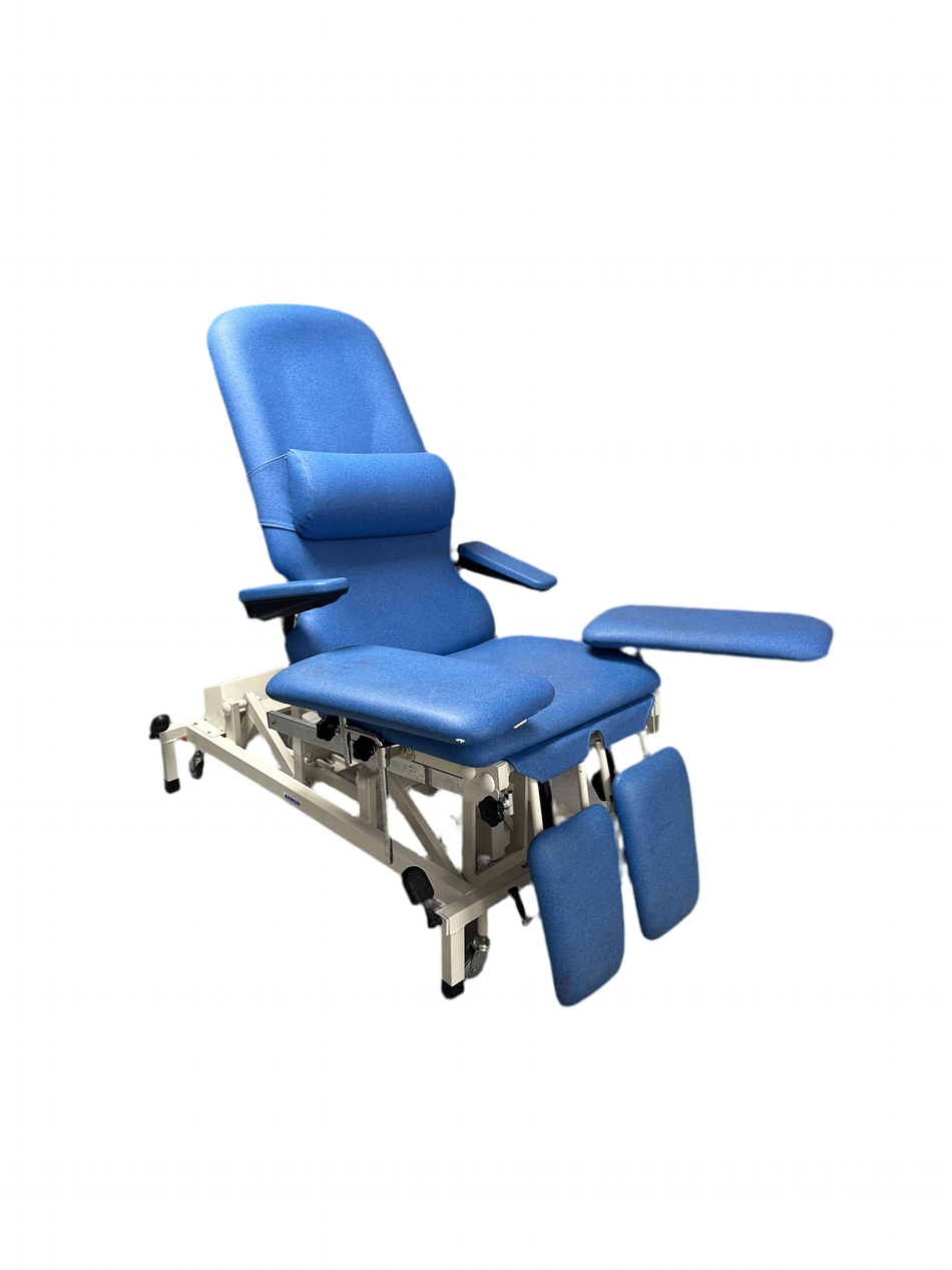 Huntleigh Akron Electric 3-Way Patient Examination Couch with Controller