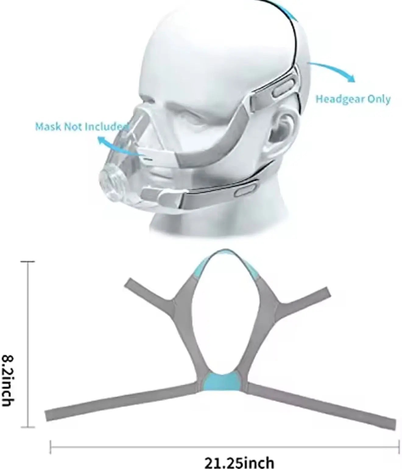 Replacement Resmed AirFit F20 Headgear SelfiMed UK