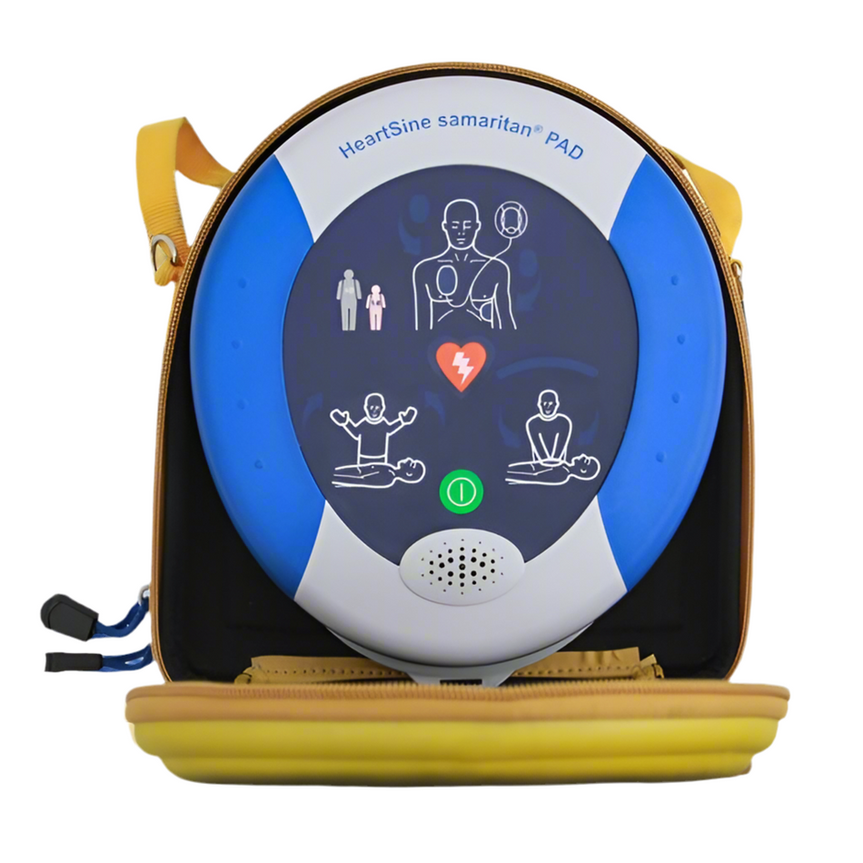 HeartSine Samaritan PAD 350P Defibrillator in Carry Case