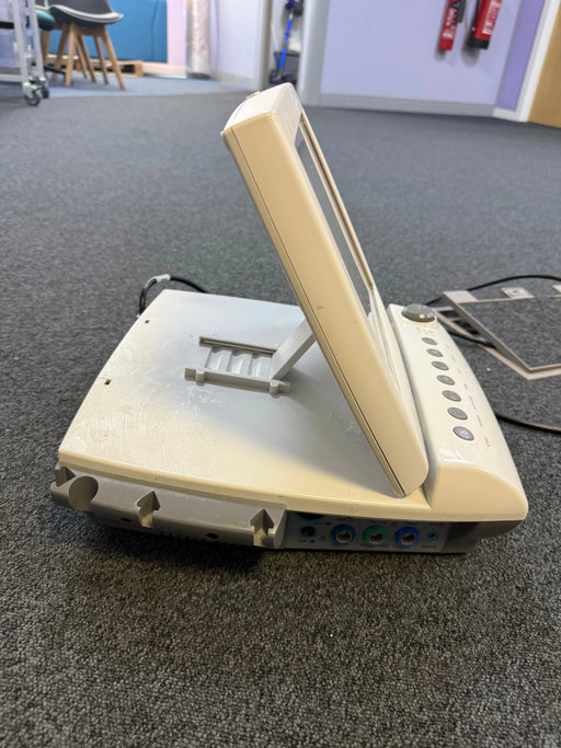 Side view of Edan F9 Express Fetal and Maternal Monitor with colour touchscreen