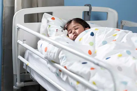 Pediatric ward setup with Linet Eleganza Smart Junior bed