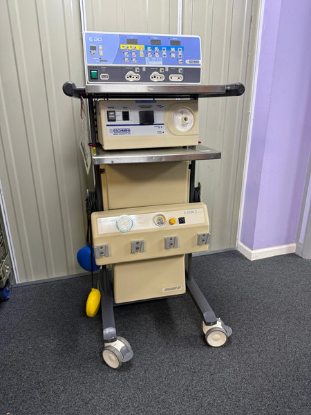 Eschmann E30 Electrosurgical / Diathermy Unit on Eschmann ST80 Suction Stand with Dual Footswitch SelfiMed UK