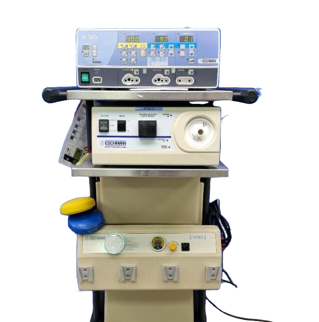 Eschmann E30 Electrosurgical / Diathermy Unit on Eschmann ST80 Suction Stand with Dual Footswitch