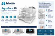Alvera AquaPure 10 Humidifier Water Chamber for AirSense 10, AirCurve 10 and Lumis Machines lumis machines SelfiMed UK
