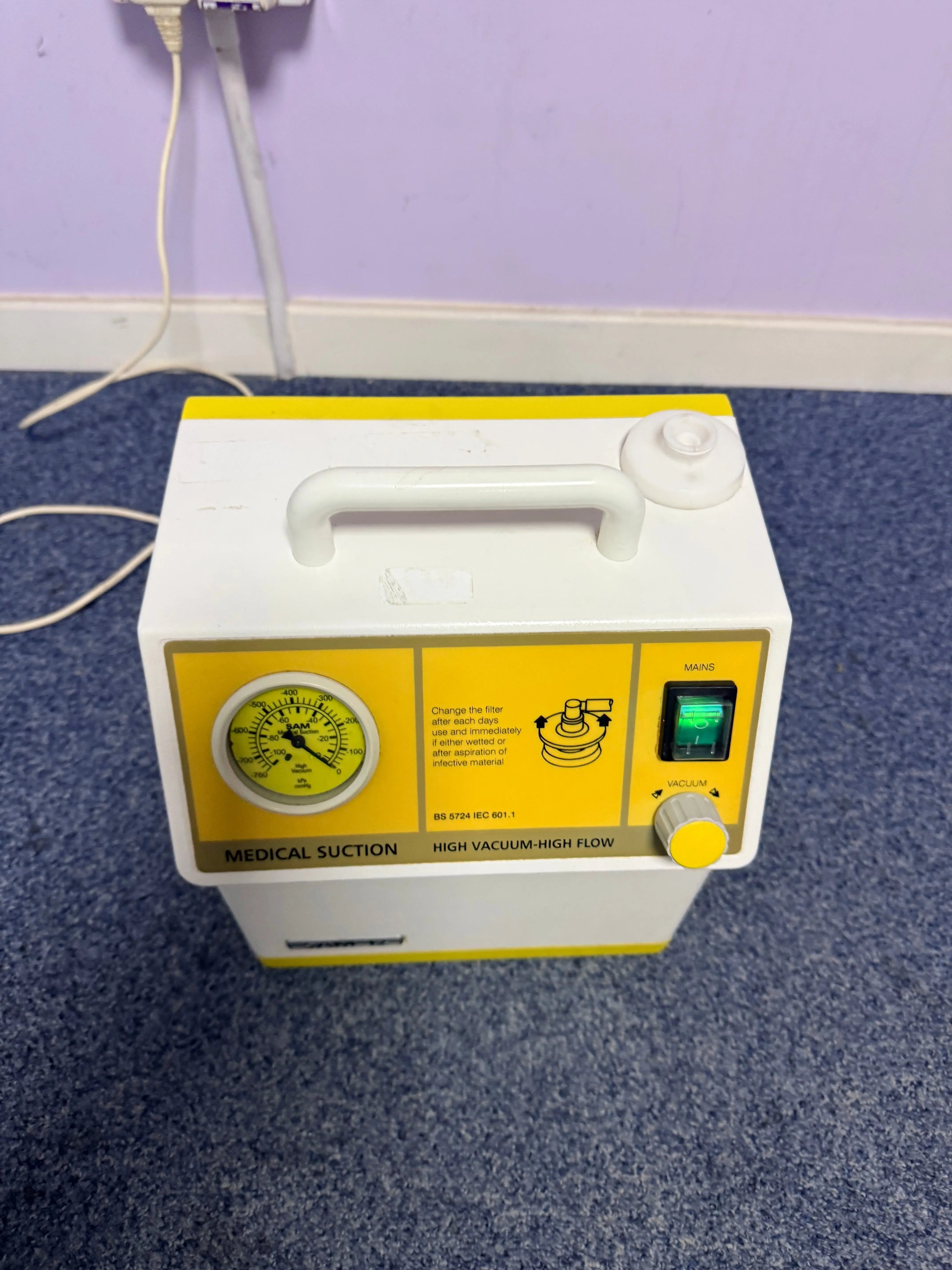 MGE SAM 12 Medical Suction Unit High Vacuum-High Flow SelfiMed UK