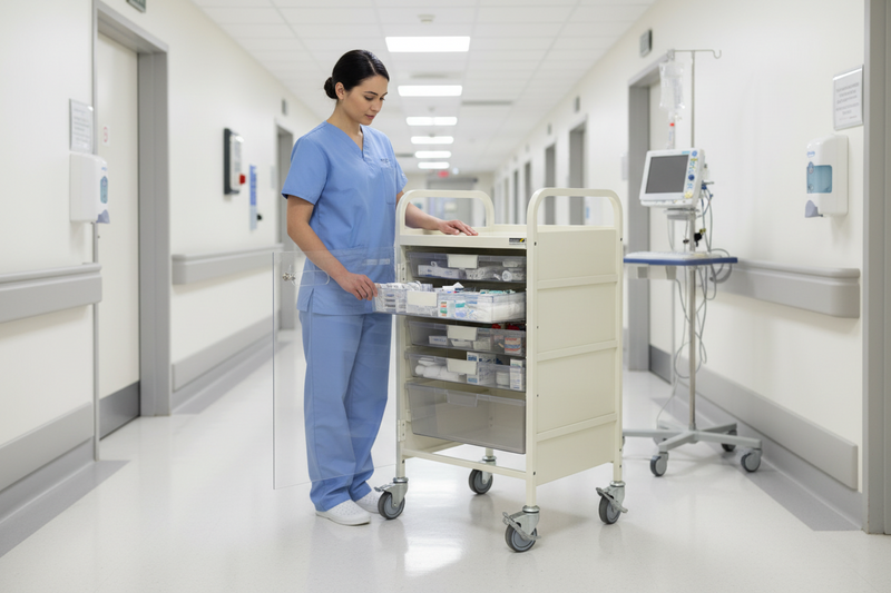 Sunflower Mobile Drawer Unit AVON with keys SelfiMed UK