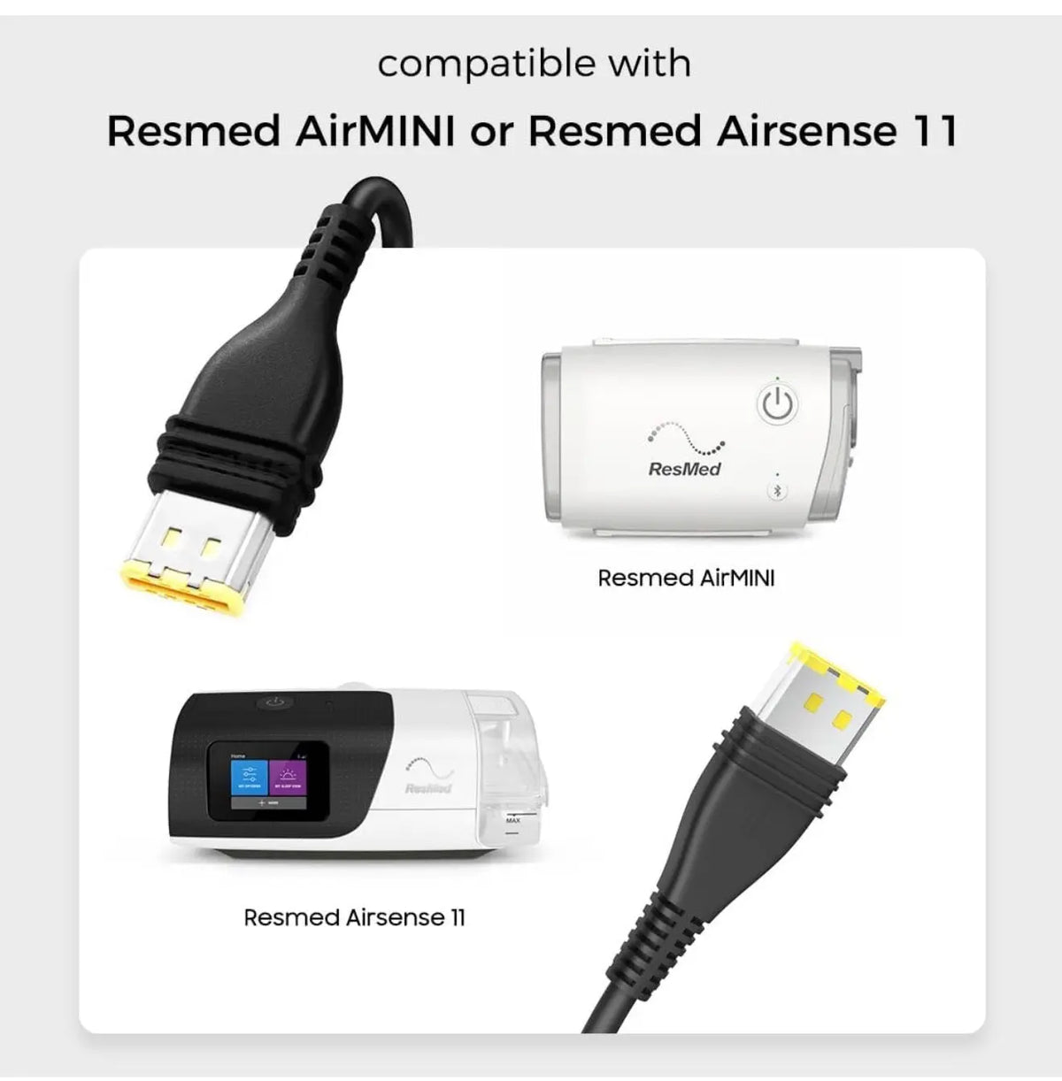 For Resmed AirSense 10/11 DC Converter, DC Adapter 12V-24V Car Charger for Airsense 11/10 Power Supplies 65W ResMed AirSense SelfiMed UK