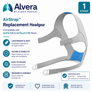 ALVERA AirStrap™ Replacement Headgear Compatible with AirFit F20 & AirTouch F20 Masks SelfiMed UK