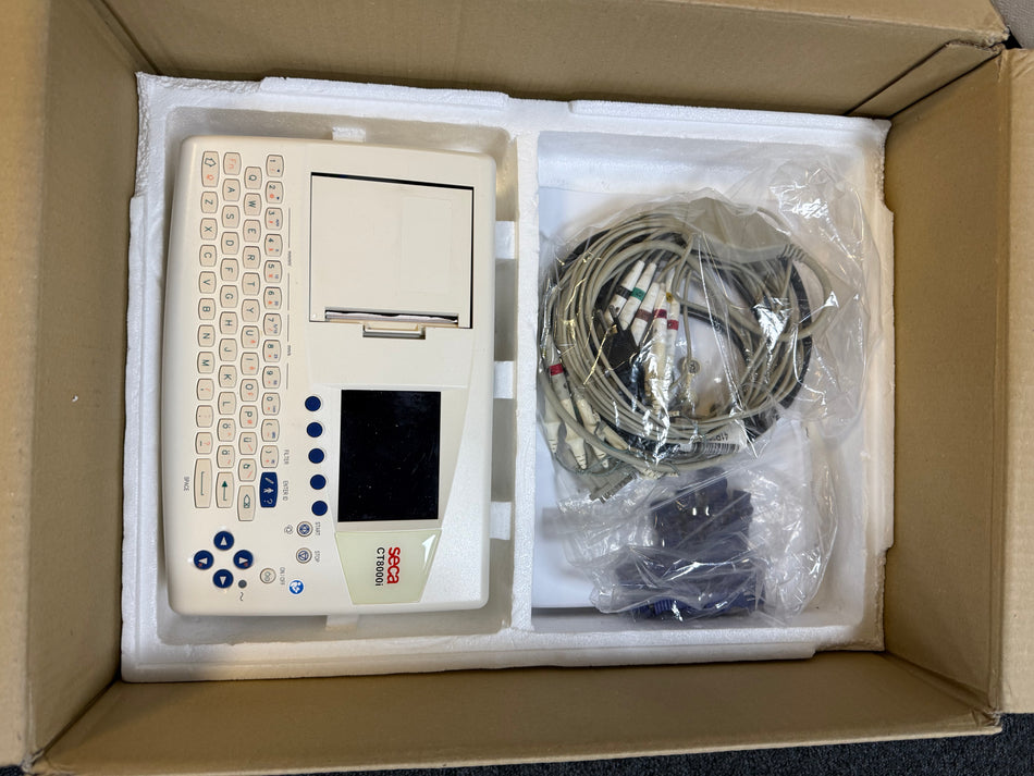 Seca CT8000i ECG Machine with 10-Lead ECG Leads - Like New in Box