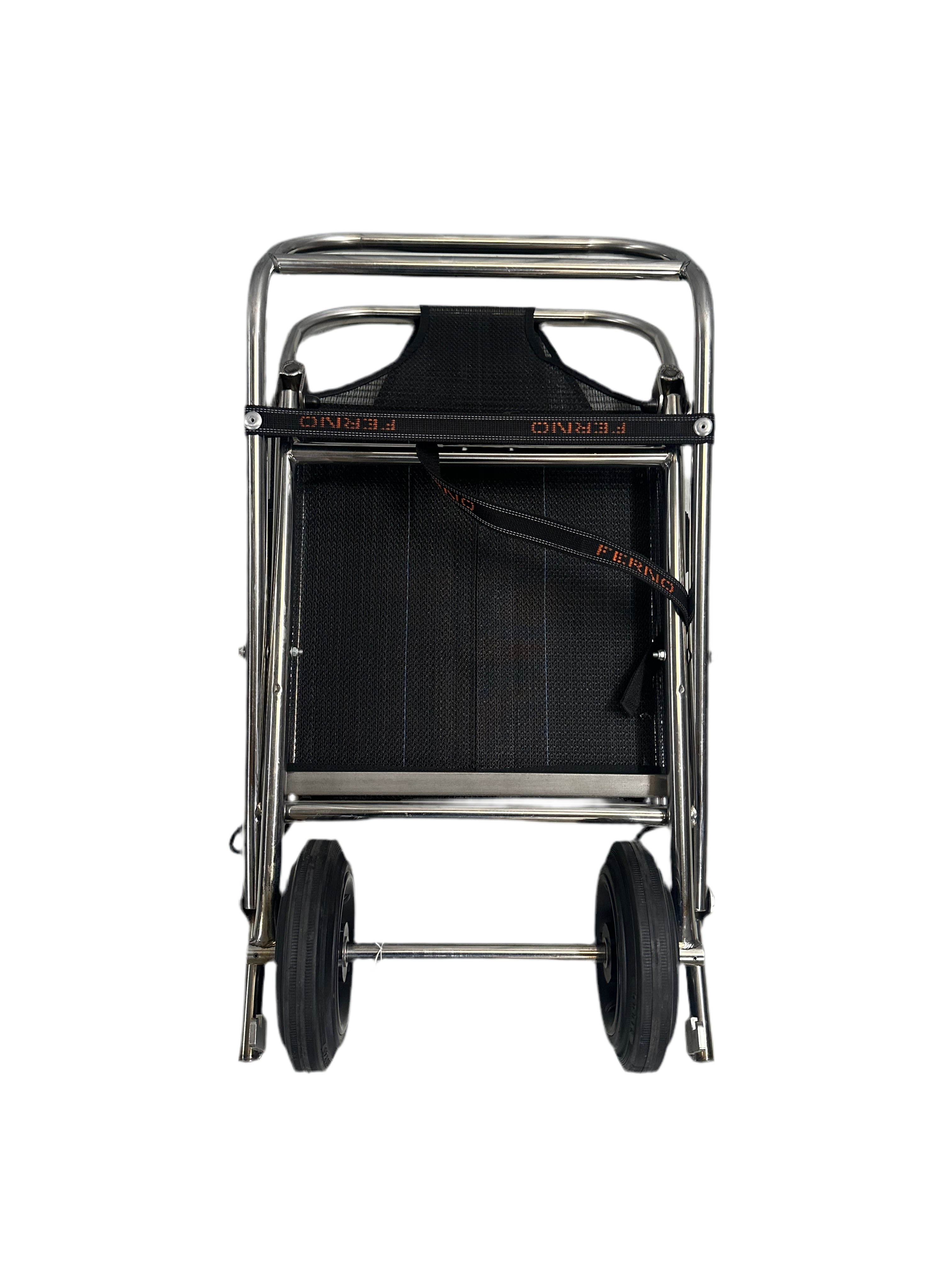 Folded Ferno Decon Emergency Chair for easy storage and transport.