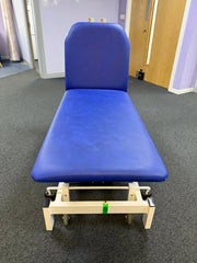 Close-up of antimicrobial seamless vinyl on Bristol Maid examination couch