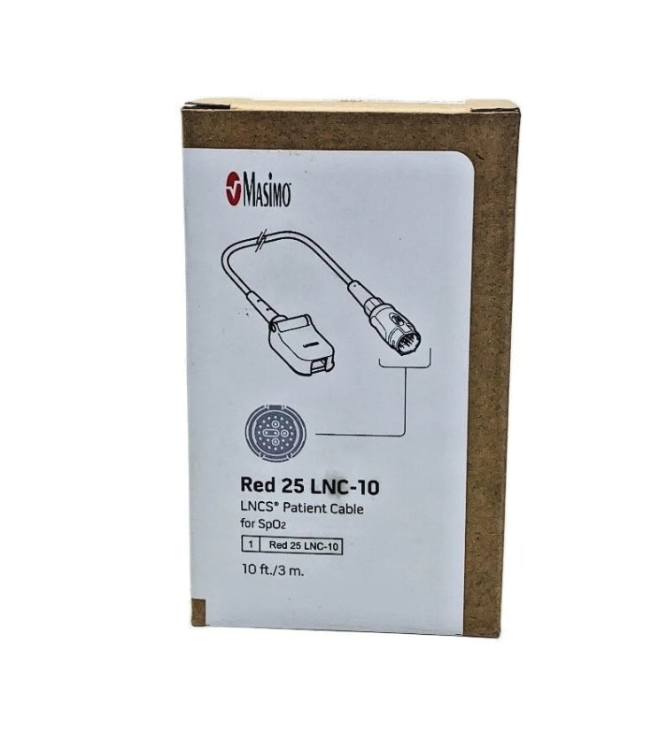 Masimo RED 25 LNC-10 LNCS Patient Cables Ref 3345- Next Day Delivery