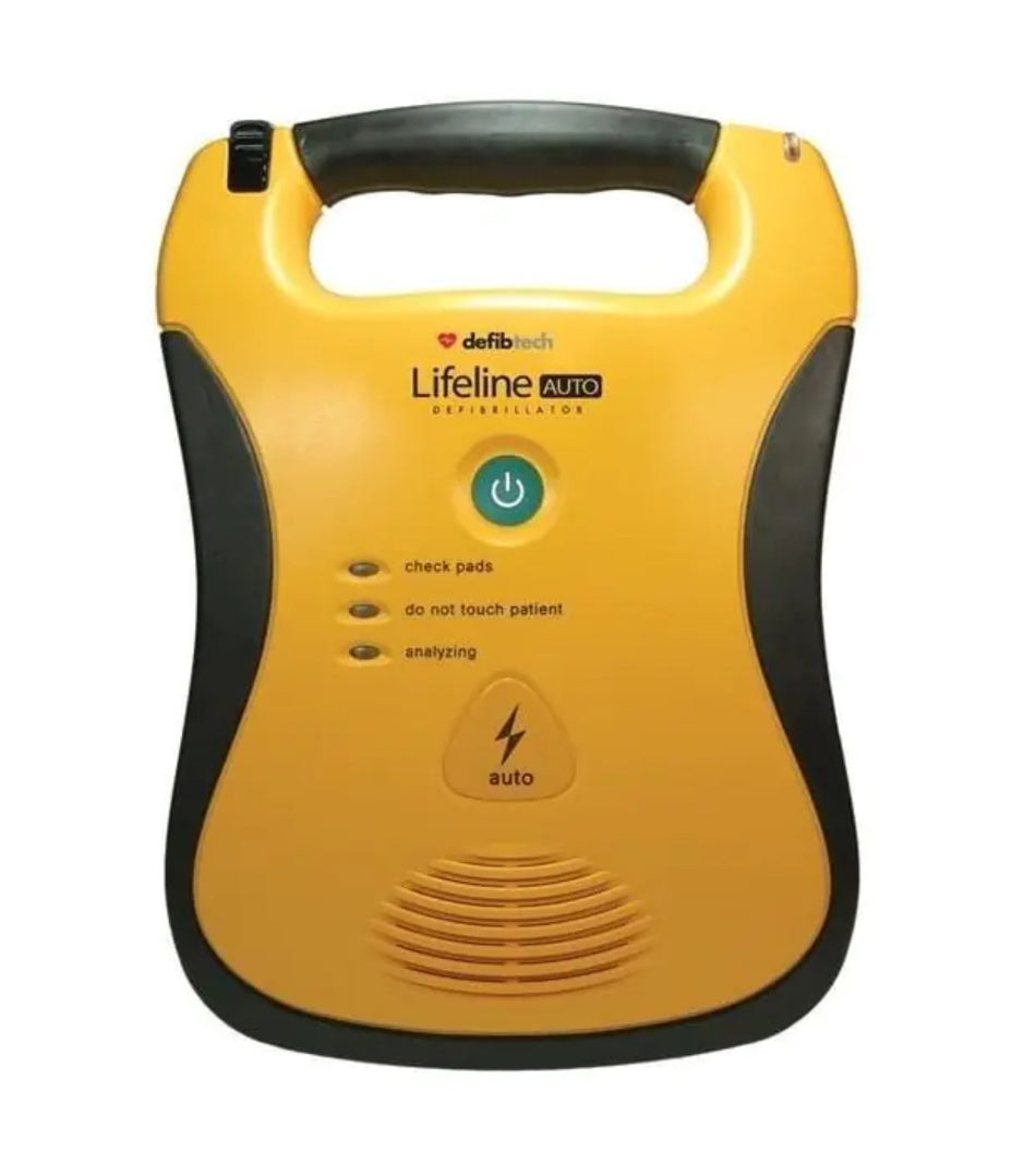 Defibtech Lifeline AED Semi-Automatic Defibrillator with Brand New Battery & New Adult Pads