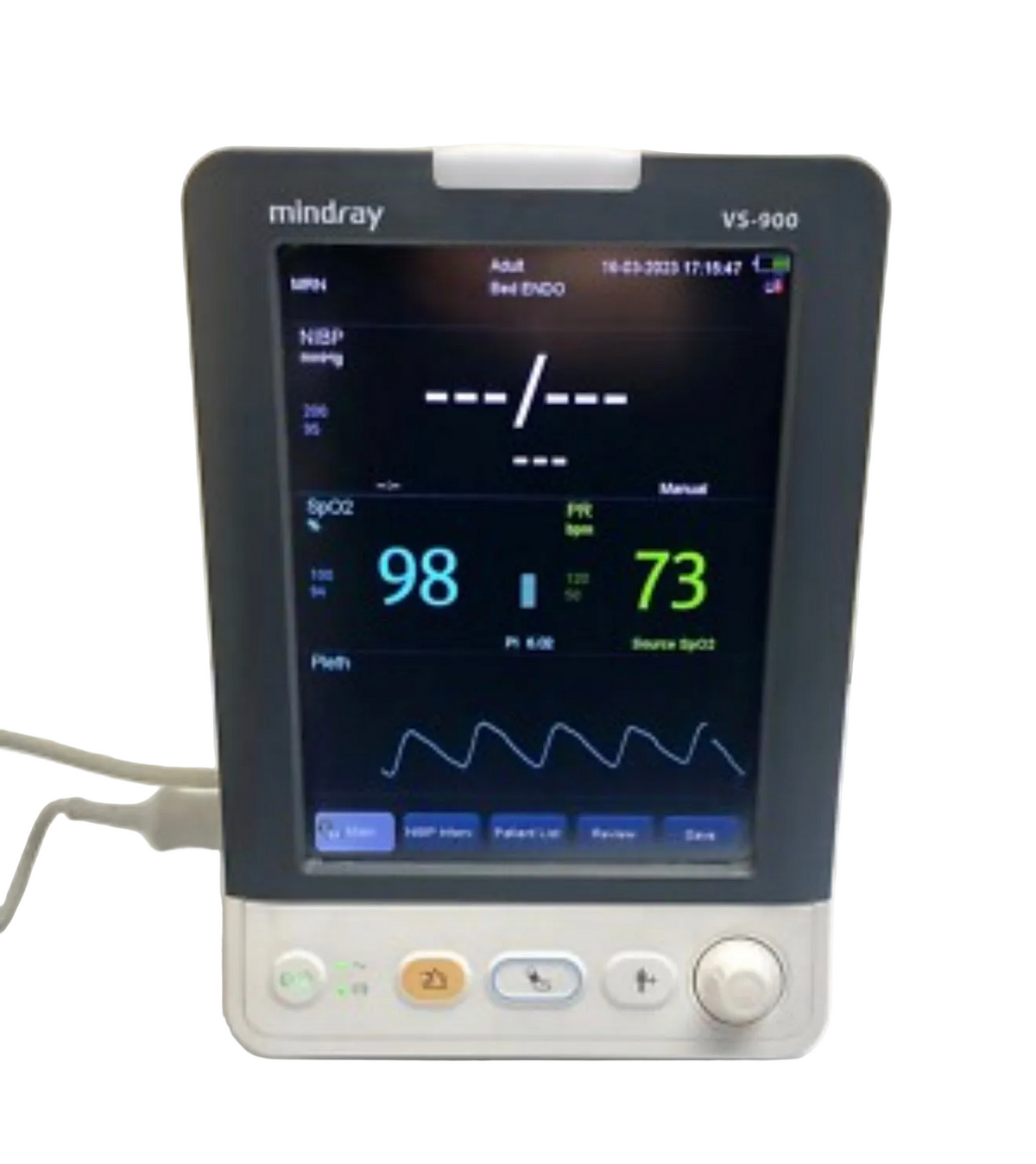 Mindray VS-900 Vital Signs Patient Monitor on Rollstand Vital Signs Monitor SelfiMed UK