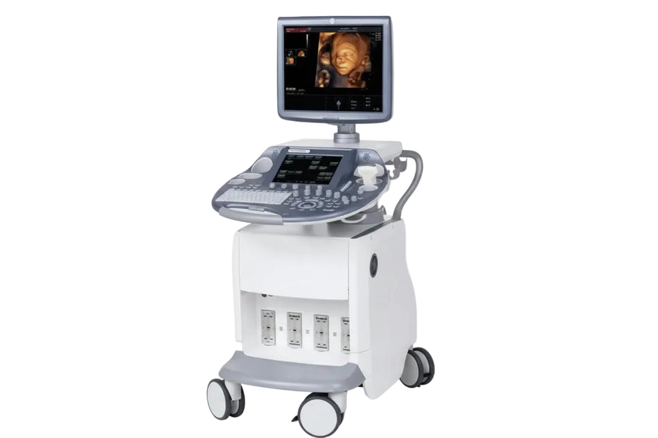 GE Voluson E6 Ultrasound Machine (2011) with Mitsubishi P90 Printer / Sony DVD Recorder DVO - 1000MD
Manufactured: 2011 Serial No: D53667 Software: Voluson E6 B 10.0.2.395 SelfiMed UK