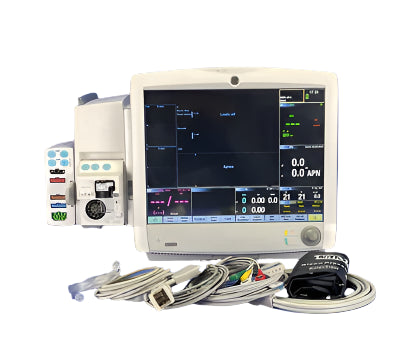 GE B450 monitor full set with Patient Data Module and accessories
