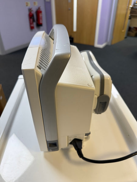 GE B450 monitor with ECG, SpO₂, NIBP, Temp, CO, and IBP monitoring
