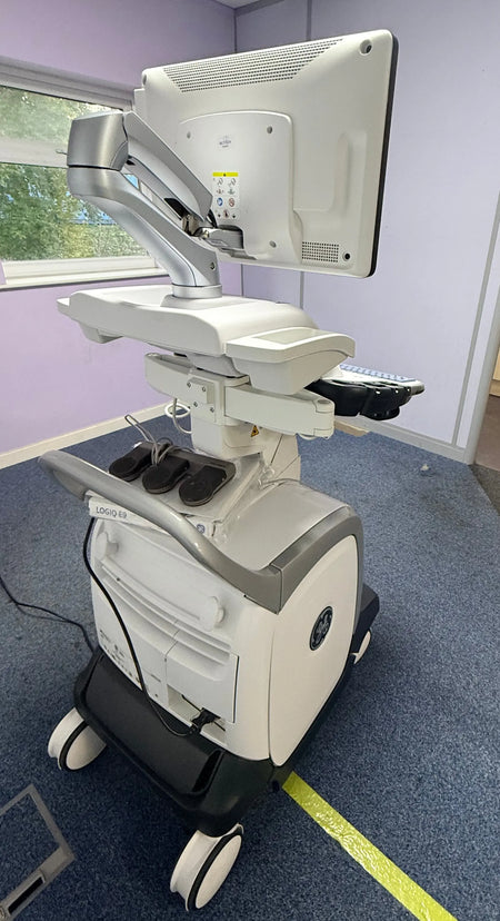 GE Logiq E9 Ultrasound Machine (2019) with GE ML6-15-D Linear Probe (2023) SelfiMed UK