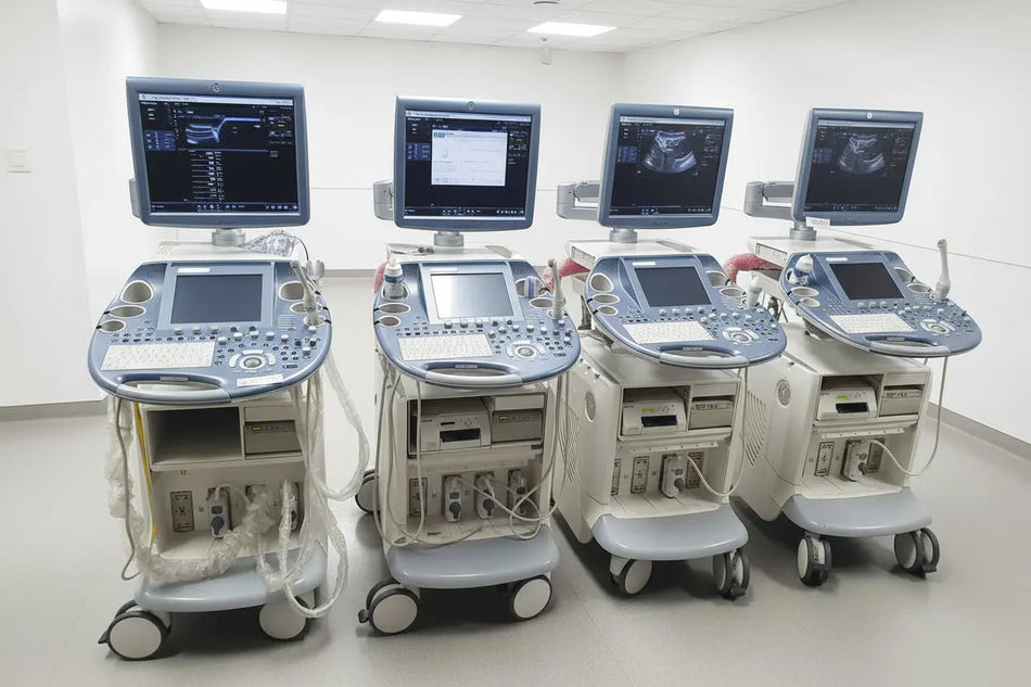 GE Voluson E6 Ultrasound Machine (2011) with Mitsubishi P90 Printer / Sony DVD Recorder DVO - 1000MD
Manufactured: 2011 Serial No: D53667 Software: Voluson E6 B 10.0.2.395 SelfiMed UK