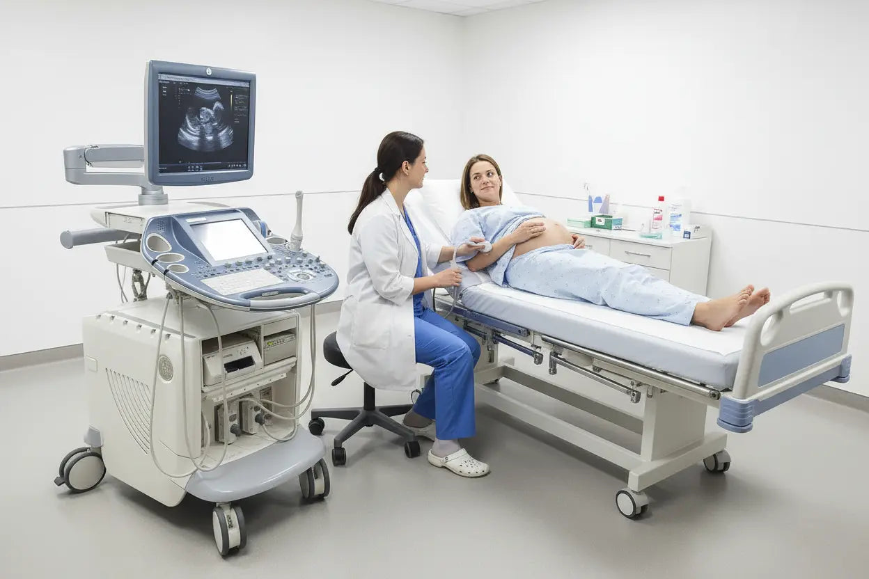 GE Voluson E6 Ultrasound Machine (2011) with Mitsubishi P90 Printer / Sony DVD Recorder DVO - 1000MD
Manufactured: 2011 Serial No: D53667 Software: Voluson E6 B 10.0.2.395 SelfiMed UK