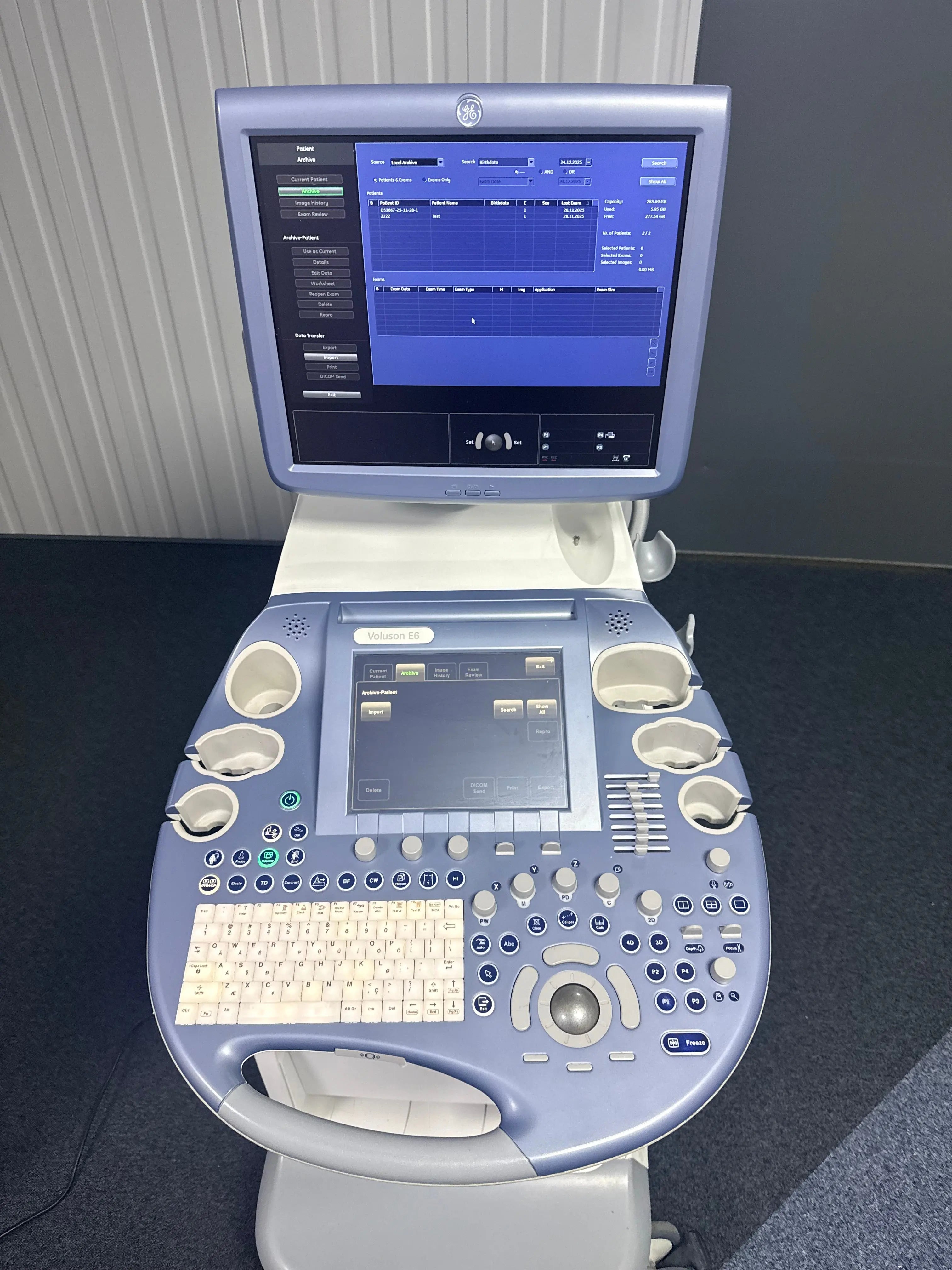 GE Voluson E6 Ultrasound Machine (2011) with Printer and DVD Recorder SelfiMed UK