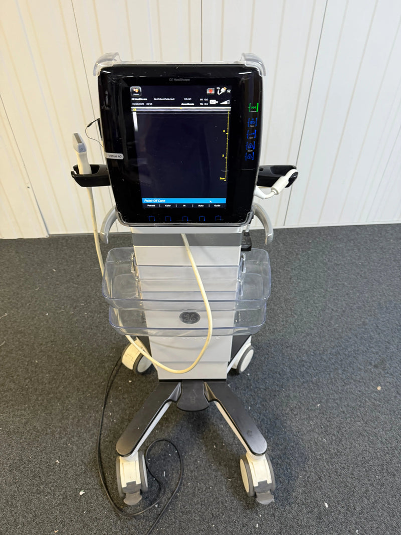 GE ultrasound scanner touchscreen interface