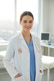 Professional Clinical Stethoscope - Cardiology Grade for Doctors & Nurses SelfiMed UK