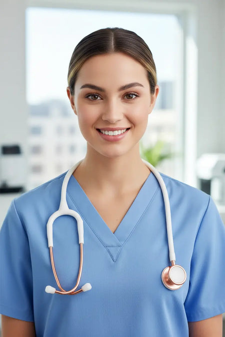 Professional Clinical Stethoscope - Cardiology Grade for Doctors & Nurses SelfiMed UK