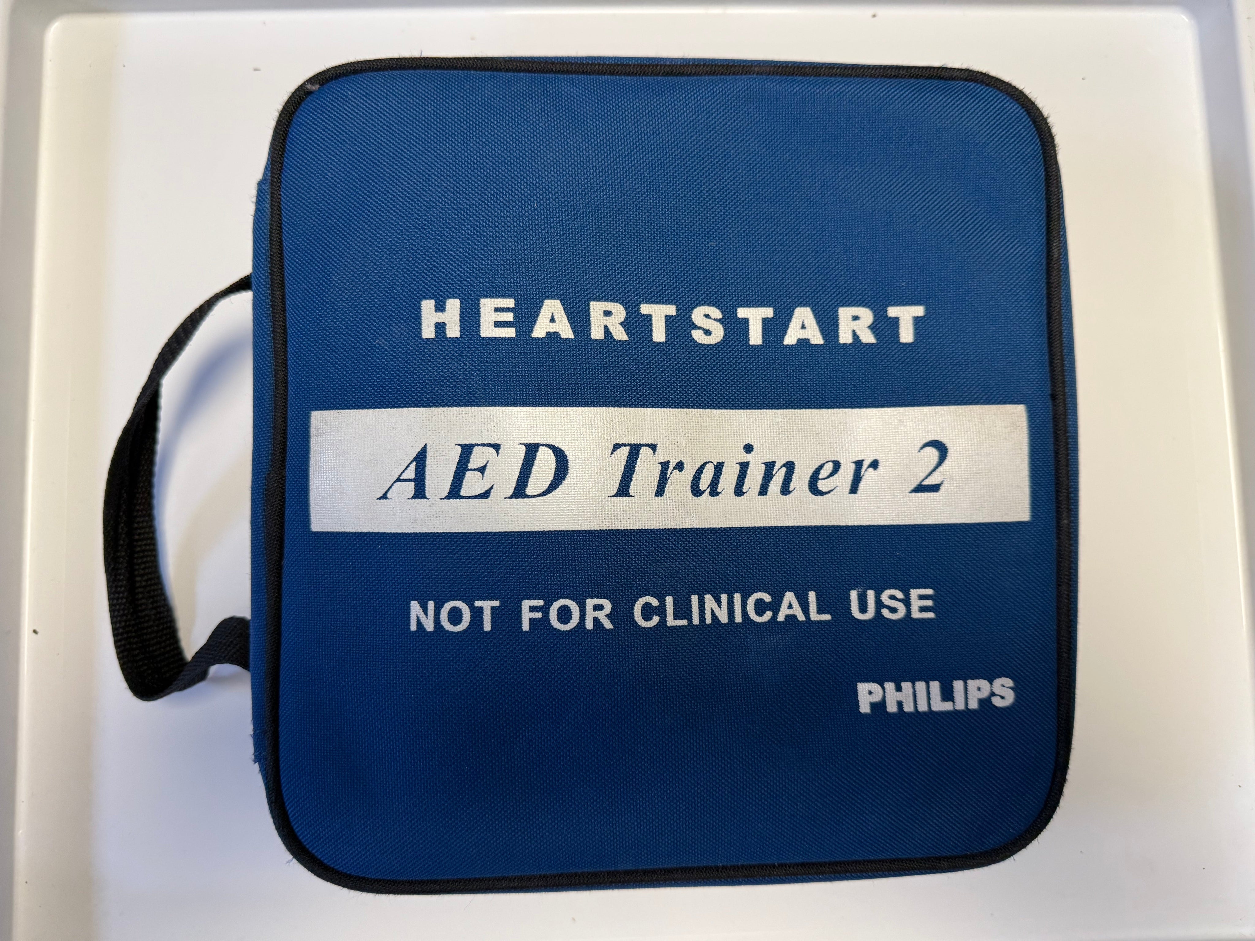HeartStart AED Trainer 2 set up for group responder training