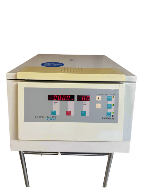 Heraeus Labofuge 400 Centrifuge with advanced microprocessor control.