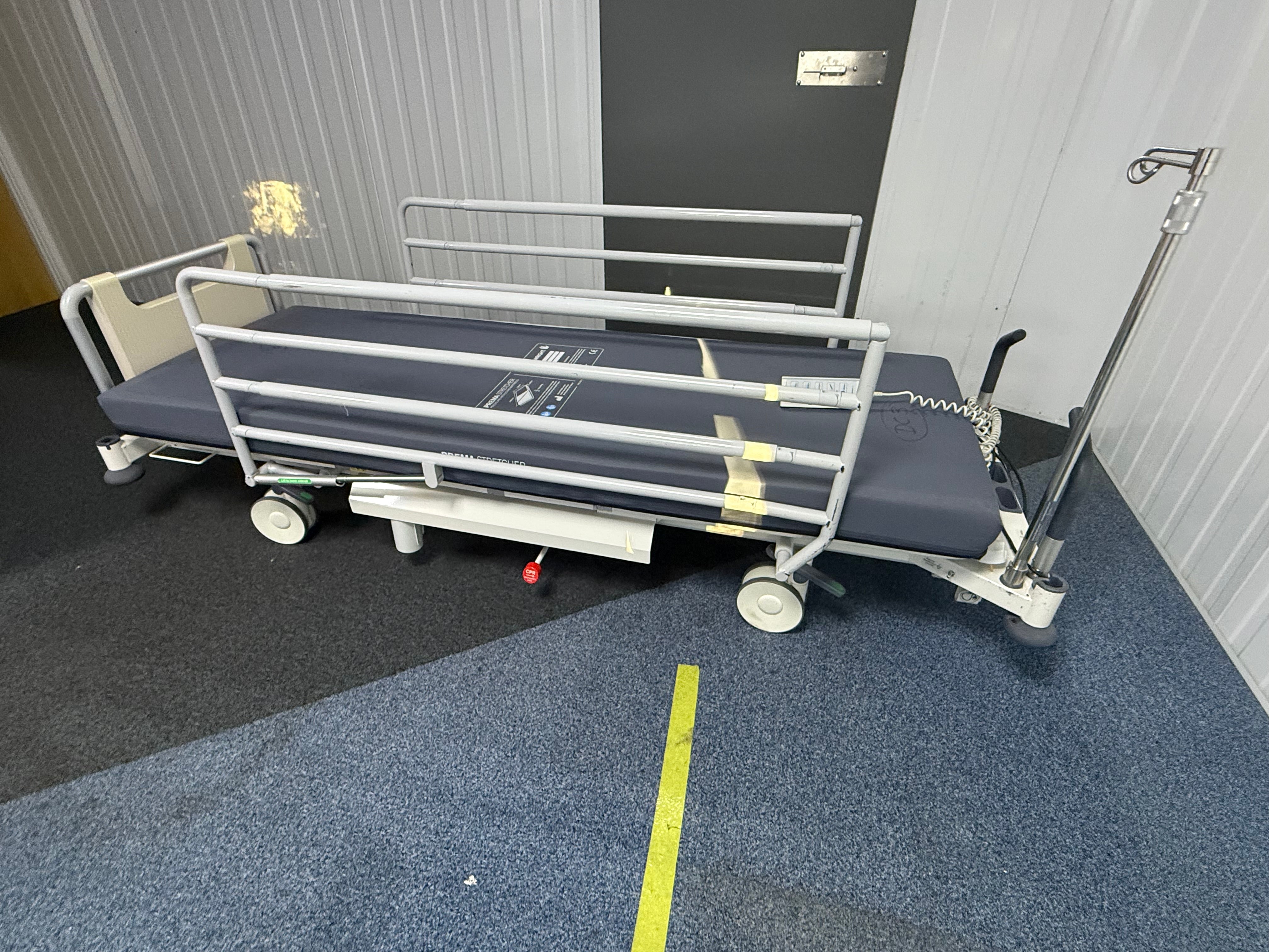 Howard Wright M9 Electric Patient Trolley with drip stand