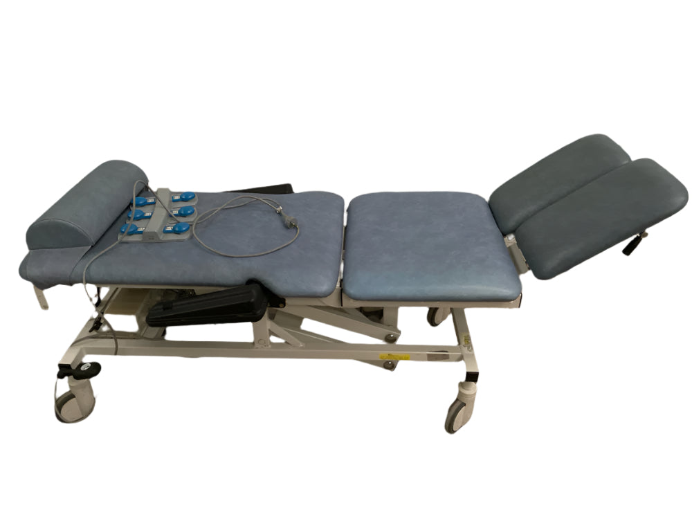 Comfortable and ergonomic design of the Huntleigh Akron Podiatry Couch.