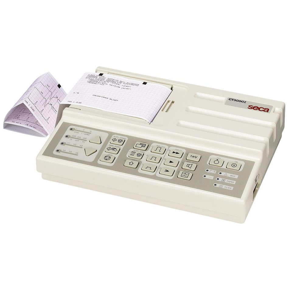 SECA CT3000i Interpretive ECG Machine with ECG Leads