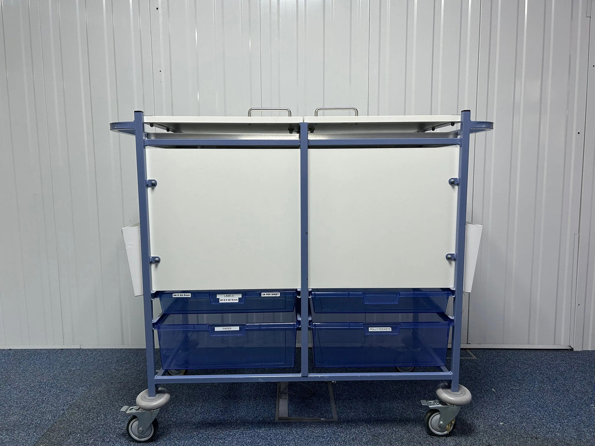SunFlower Medical Notes Trolley with Keys SelfiMed UK