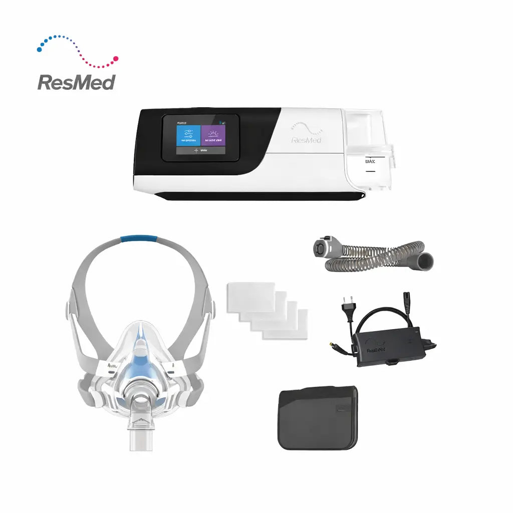 Resmed AirSense 11 AutoSet - Complete device package with Airfit F20 Face Mask SelfiMed UK