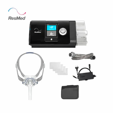 Resmed  AirSense 10 AutoSet with AirFit P10 Pillows Mask Bundle Package SelfiMed UK