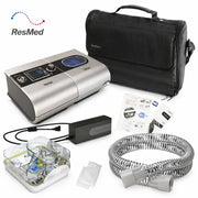 ResMed Escape EPR & Autoset S9 CPAP machine with Humidifier & Mask, CPAP Cleaner, Water Chamber, CPAP Hose & Used Bag SelfiMed UK