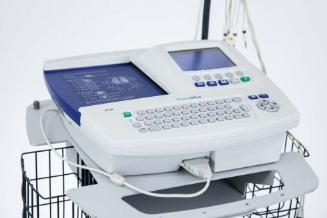 Welch Allyn CP200 ECG machine with ECG Leads