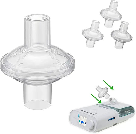 Inline Outlet Bacteria Filter for CPAP (10 pack) SelfiMed UK