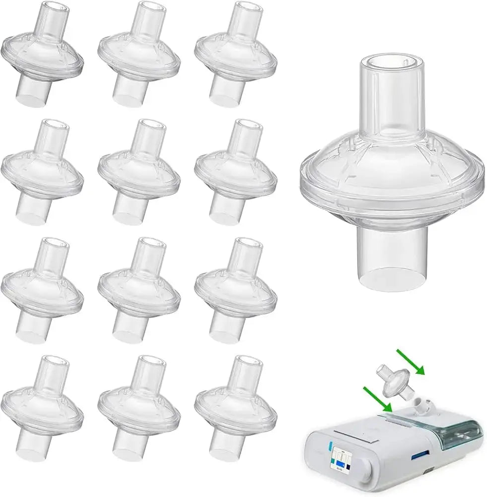 Inline Outlet Bacteria Filter for CPAP (10 pack) SelfiMed UK