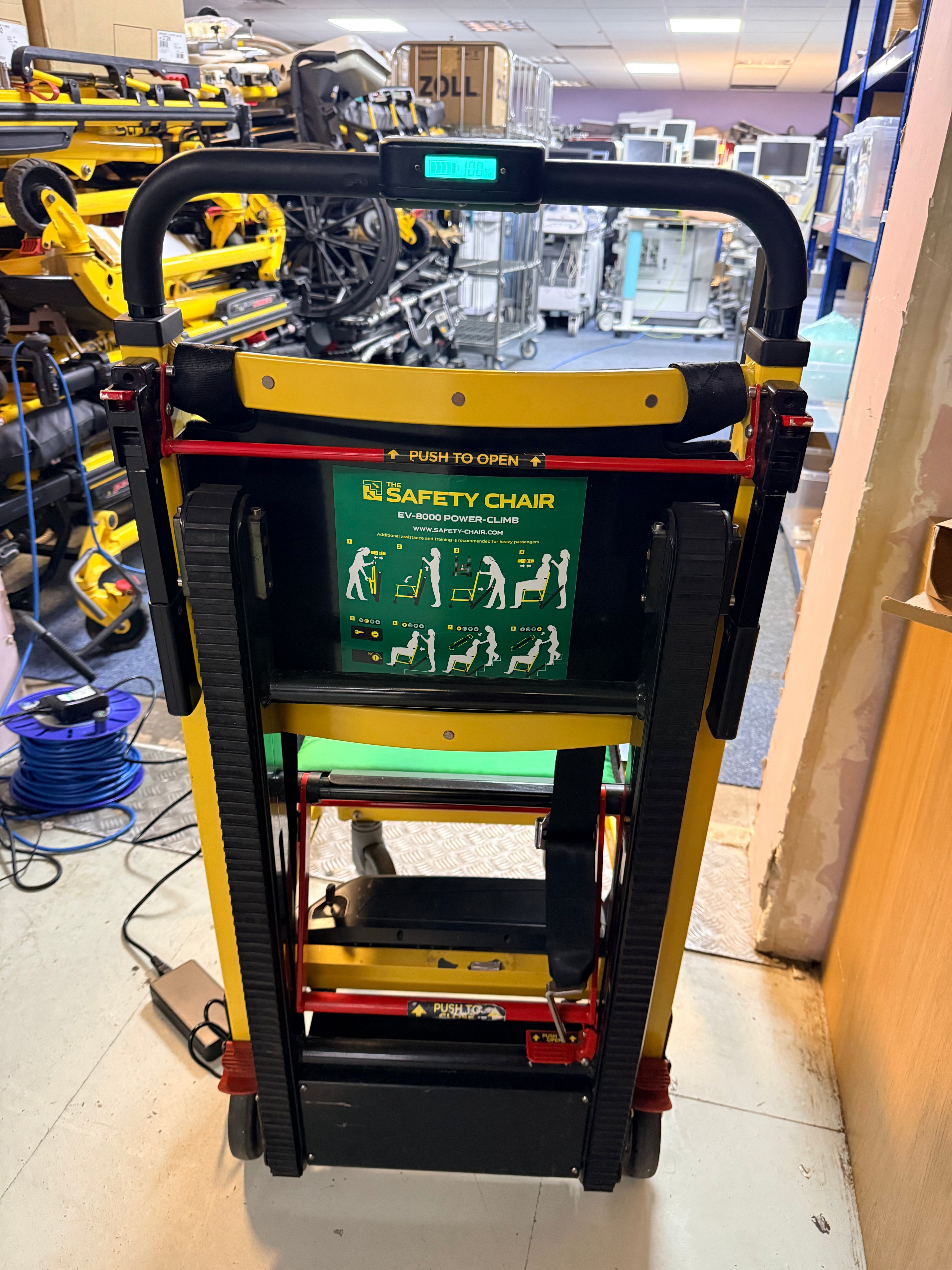 Safety Chair EV-8000 Electric Power-Climb Evacuation Chair with Battery & NEW Charger SelfiMed UK