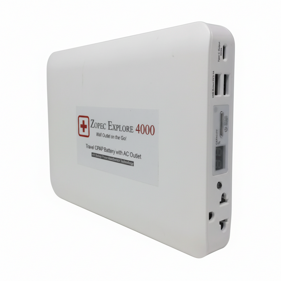 Zopec Explore 4000 CPAP Backup Battery with Online UPS SelfiMed UK