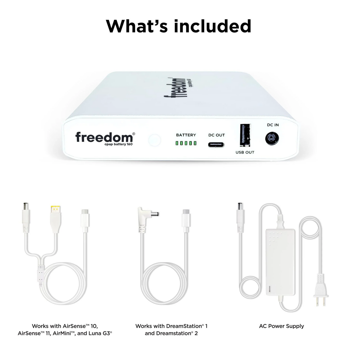Freedom CPAP Battery 160 SelfiMed UK