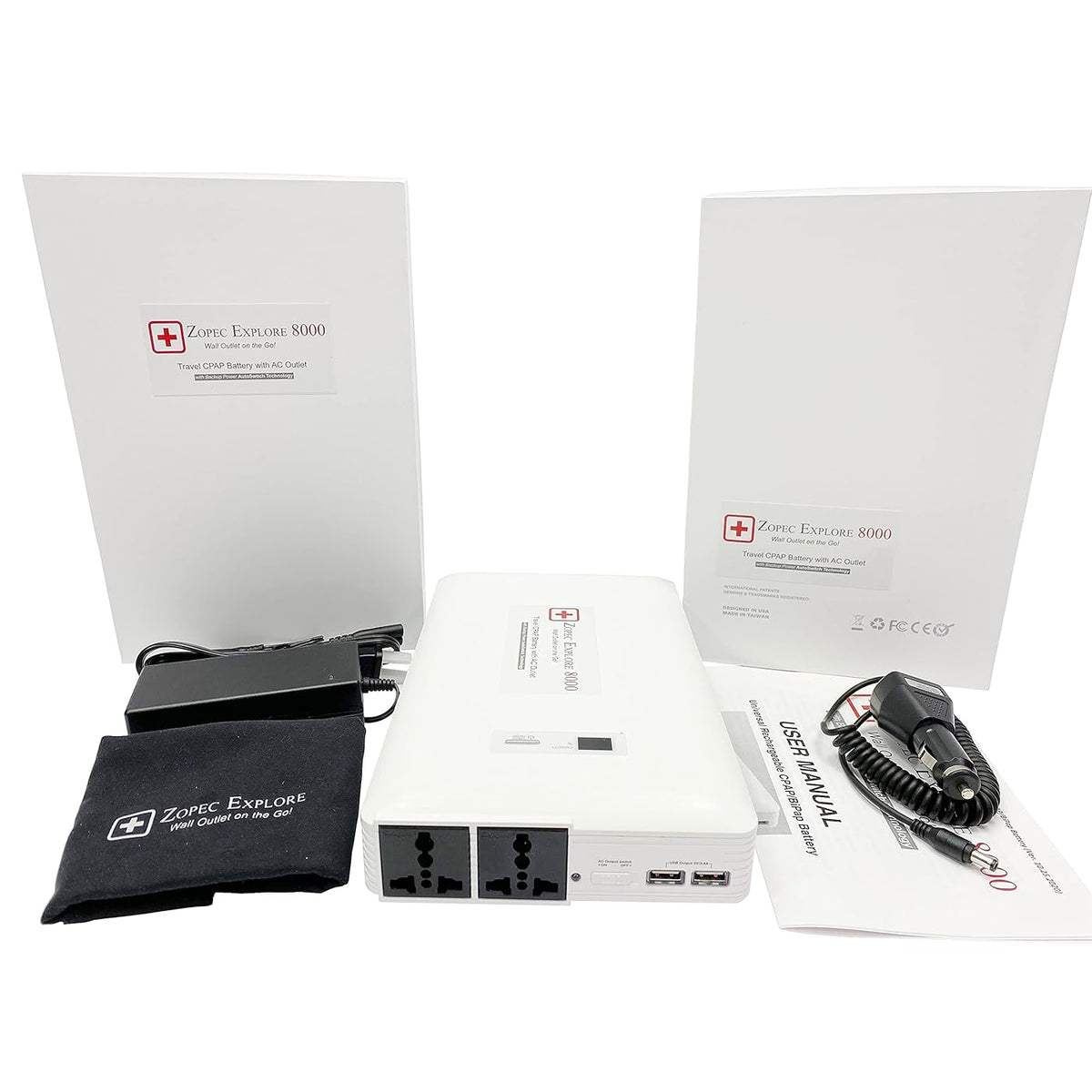 Zopec Explore 4000 CPAP Backup Battery with Online UPS SelfiMed UK