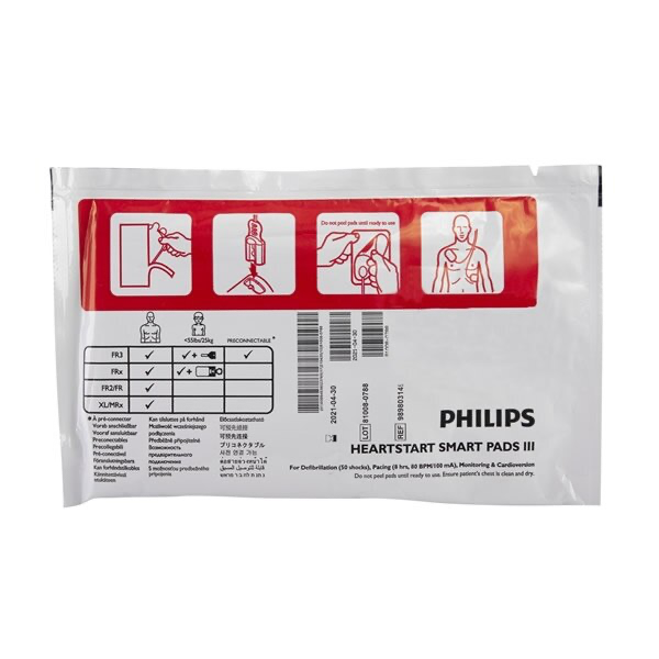Philips HeartStart® FR3 SMART Pads III Defibrillator Pads