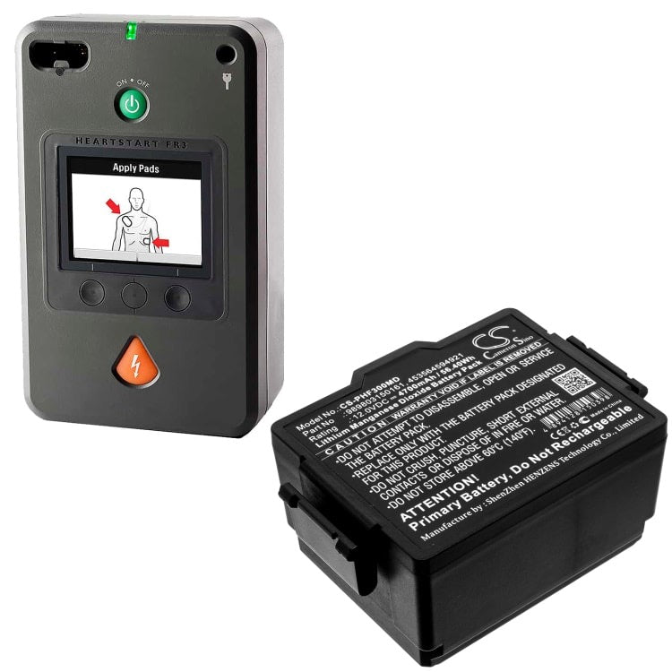 Battery for Philips HeartStart FR3 AED defibrillat HeartStart FR3 AED DSA HeartStart FR3