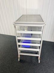 Clinical Storage Trolley with Basket Shelves SelfiMed UK