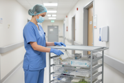 Clinical Storage Trolley with Basket Shelves SelfiMed UK