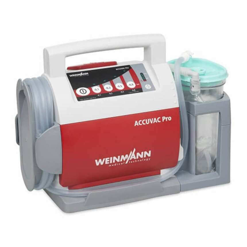 Weinmann Accuvac Pro Electric Suction Pump with holder and cup