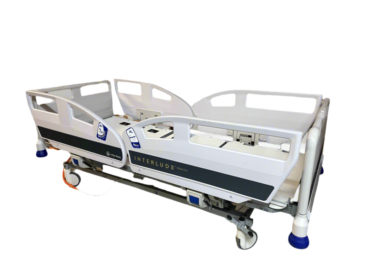 Innova Interlude NewCare V3 electric hospital bed with X-ray ready backrest and ergonomic design